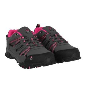 Gelert Childrens/Kids Horizon Waterproof Walking Shoes / Charcoal/Pink